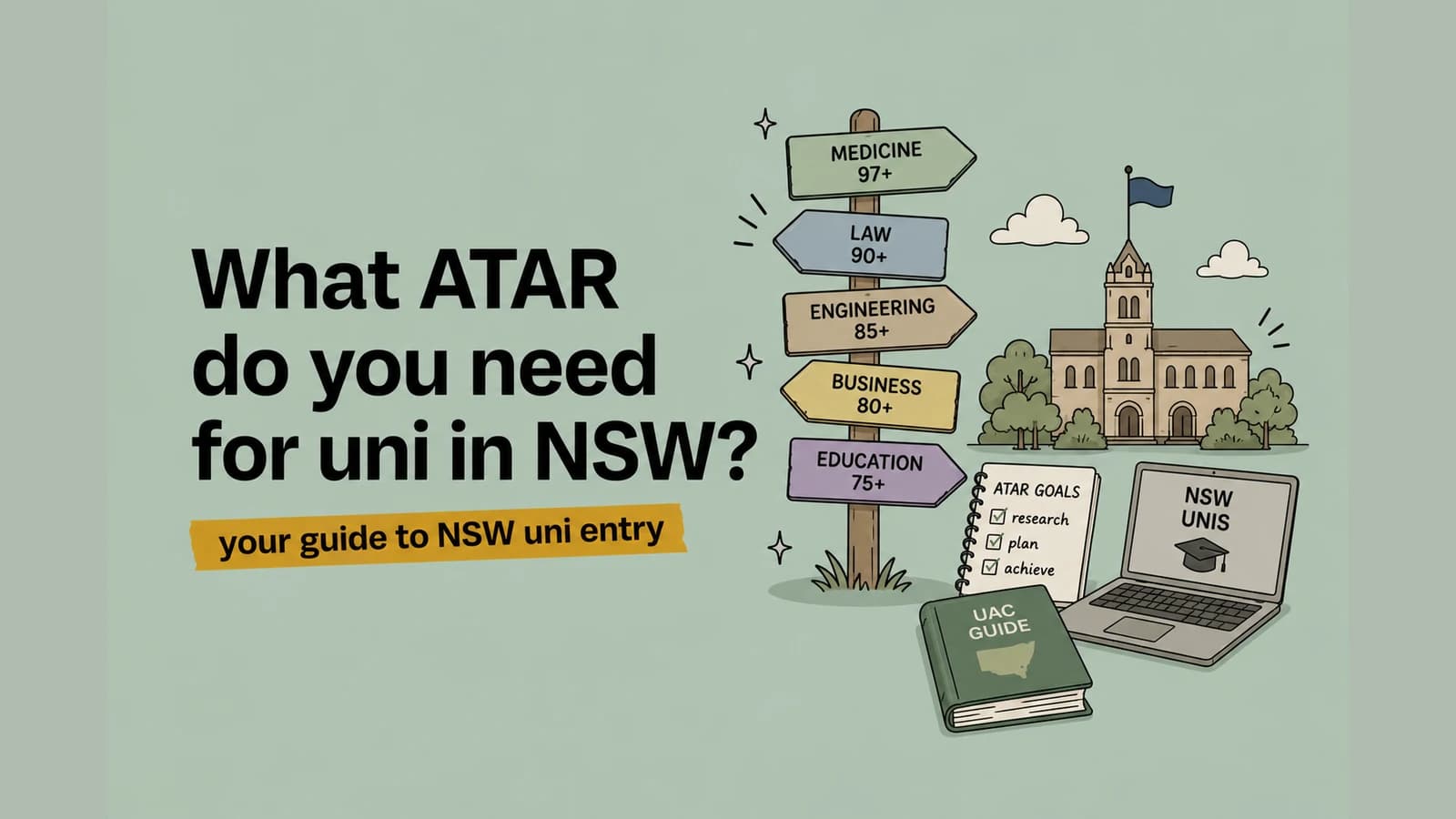 What ATAR do you need for uni in NSW?