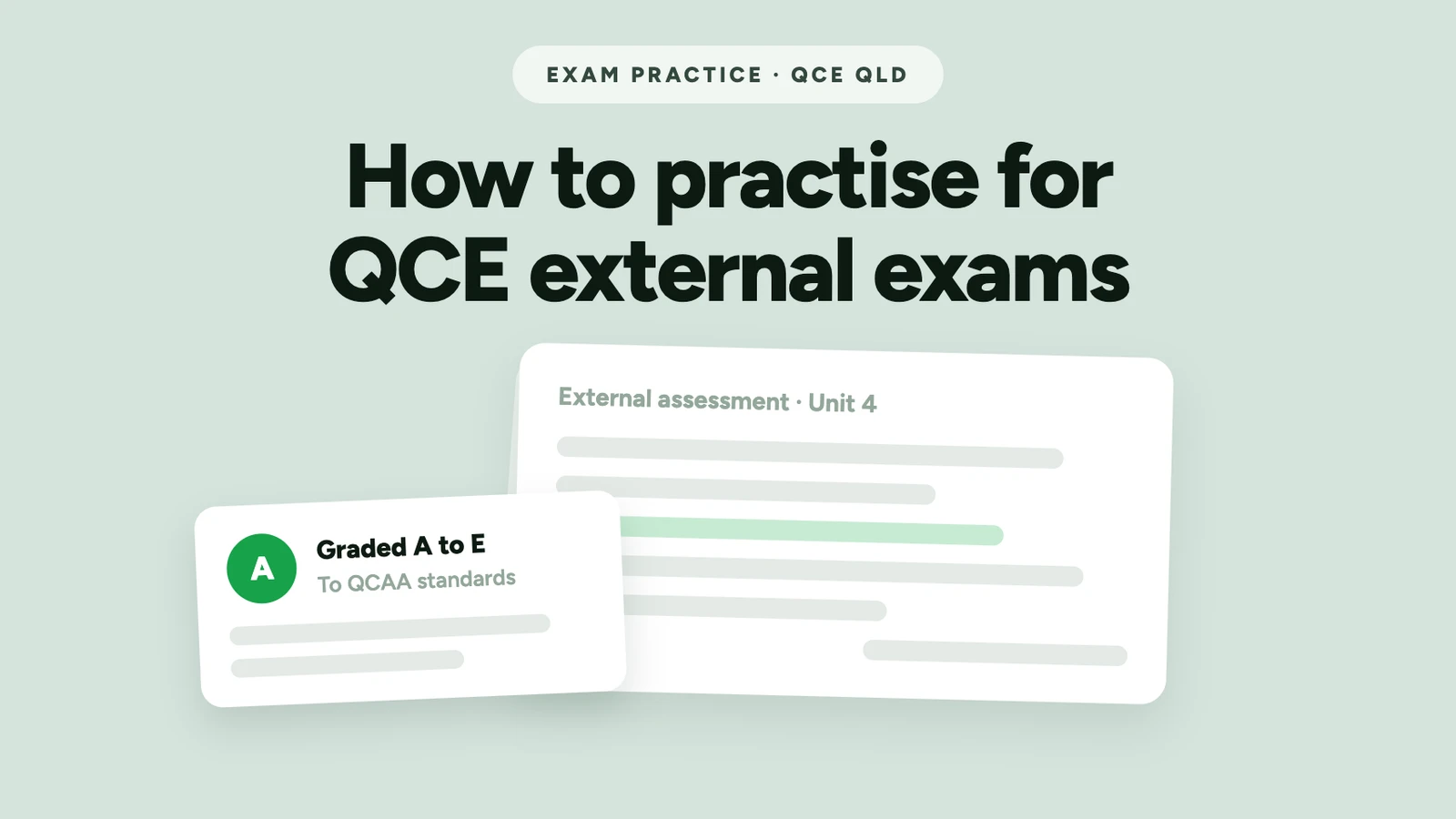QCE practice exams - how to practise for external assessment (QLD)