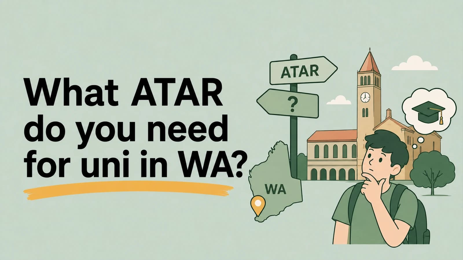 What ATAR do you need for uni in WA?